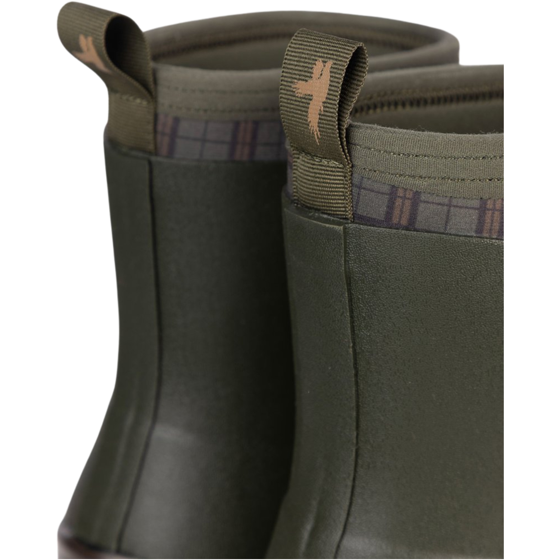 2026 Rydale Damen-Kurz-Wellington-Stiefel 432641 - Olive Check